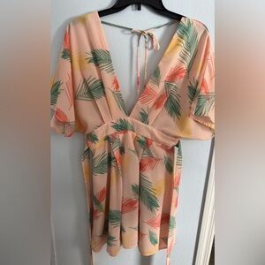 Floral V-Neck Maxi Dress